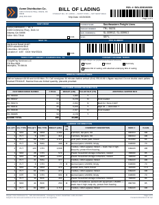 Bill of Lading (VICS)