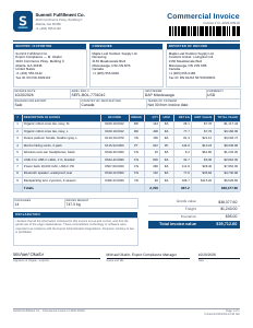 Commercial Invoice